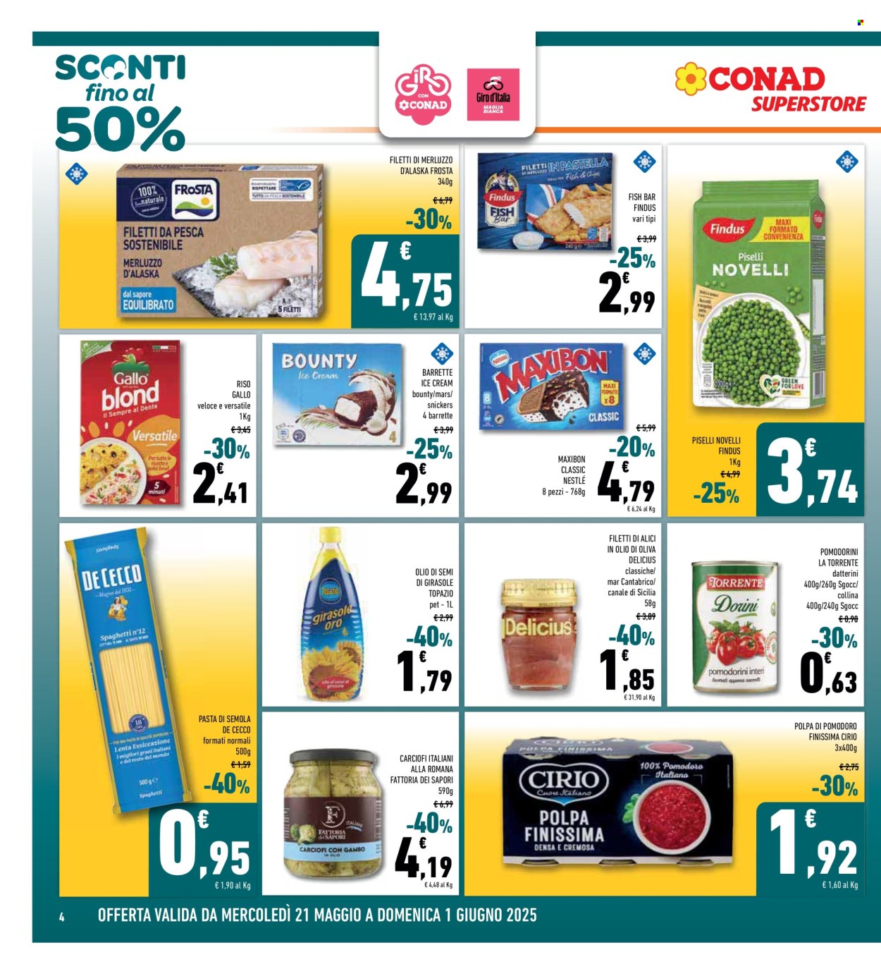 Leták Conad Superstore - 21.5.2025 - 1.6.2025. Strana 4
