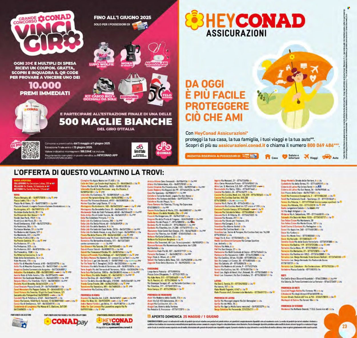 Volantino Conad - 21/5/2025 - 1/6/2025. Pagina 1