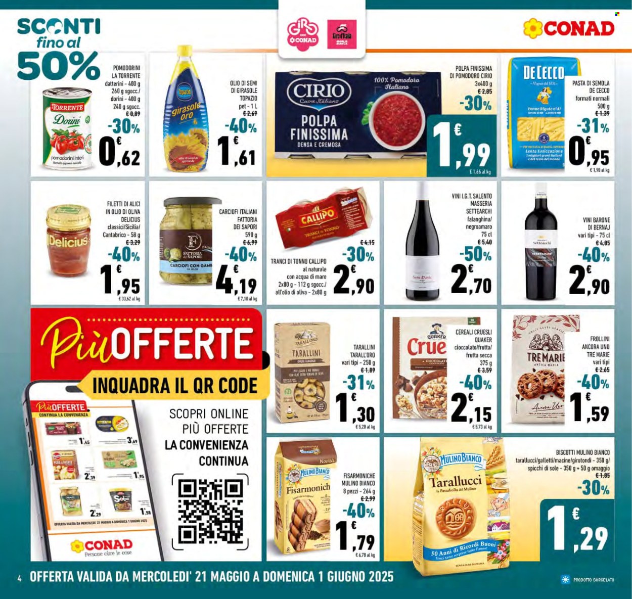 Volantino Conad - 21/5/2025 - 1/6/2025. Pagina 1