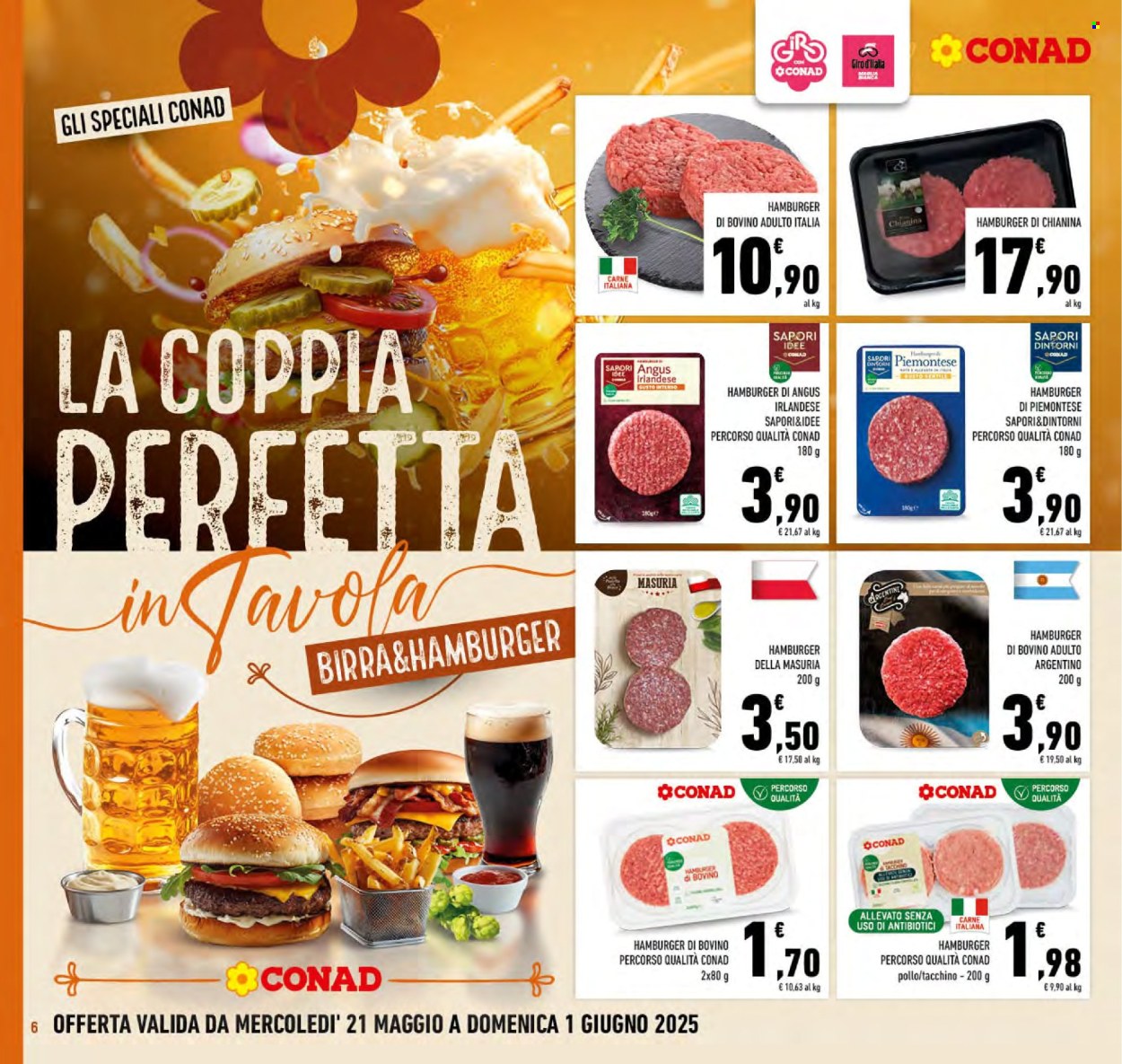 Volantino Conad - 21/5/2025 - 1/6/2025. Pagina 1