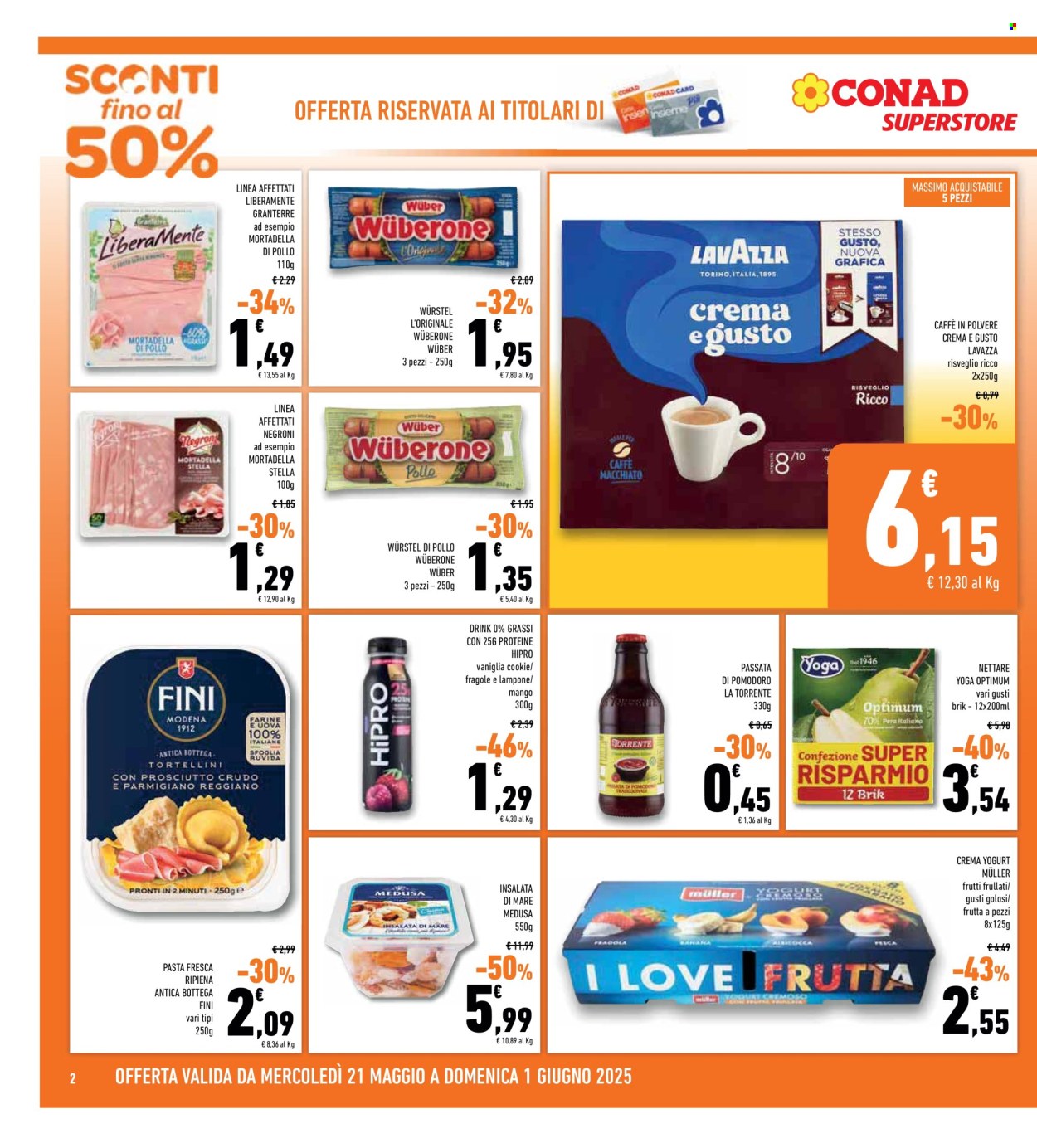 Leták Conad Superstore - 21.5.2025 - 1.6.2025. Strana 2