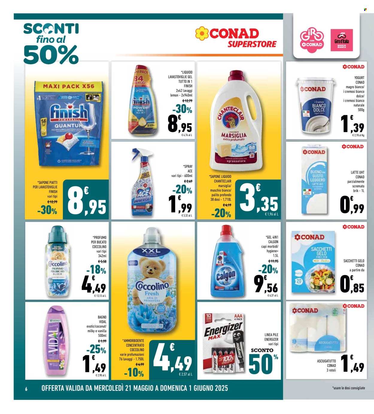 Volantino Conad Superstore - 21/5/2025 - 1/6/2025. Pagina 6