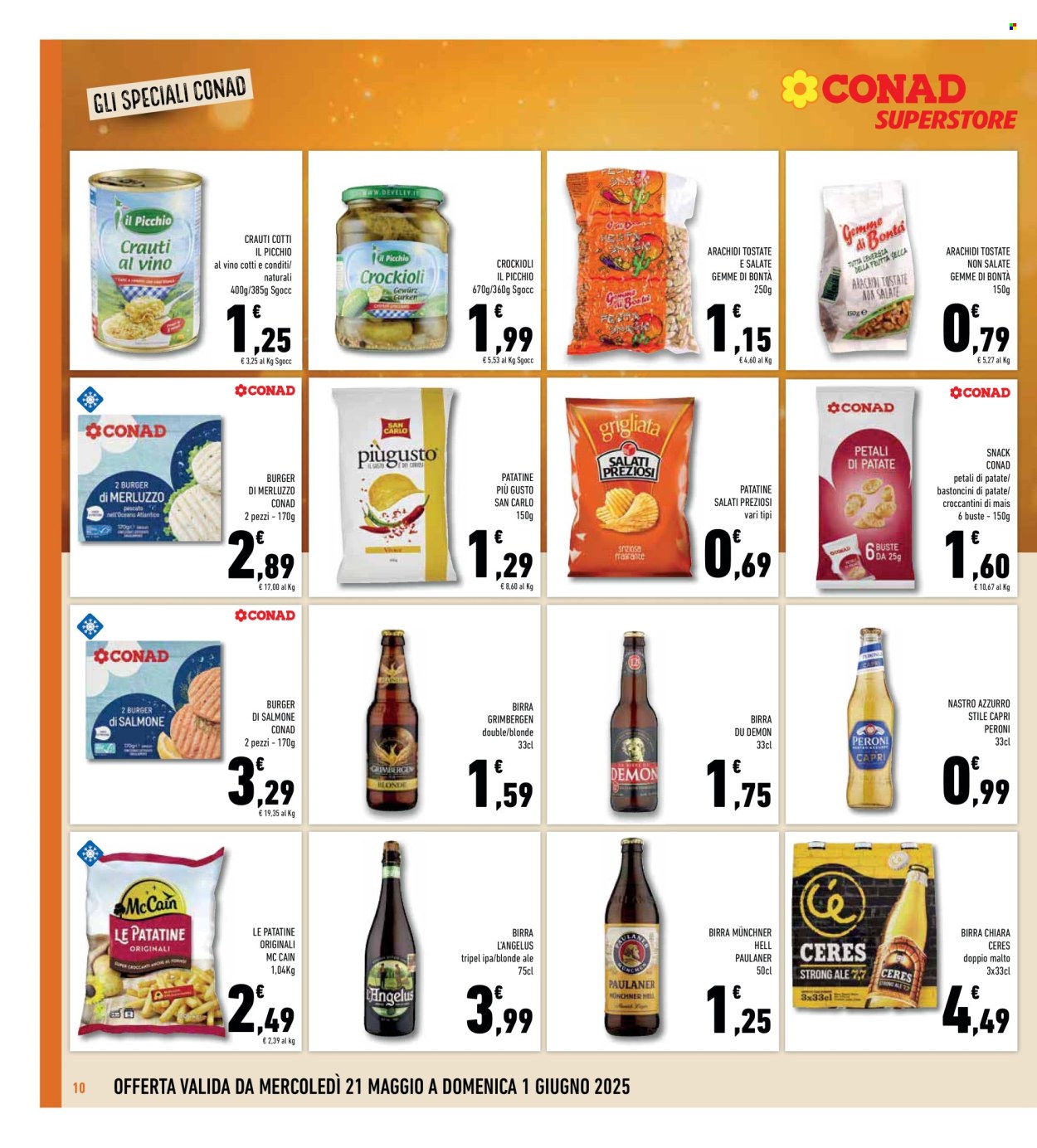 Volantino Conad Superstore - 21/5/2025 - 1/6/2025. Pagina 10