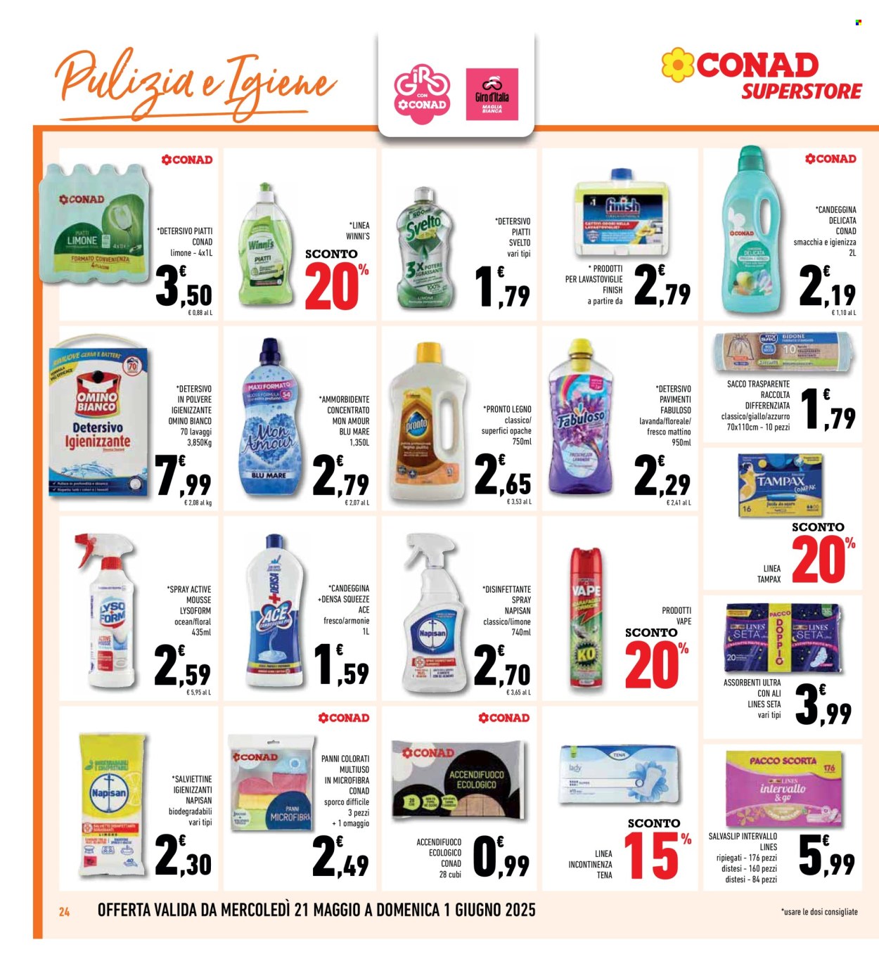 Volantino Conad Superstore - 21/5/2025 - 1/6/2025. Pagina 24