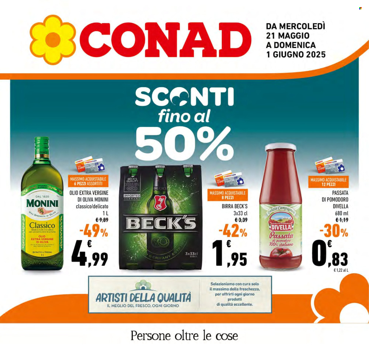 Volantino Conad - 21/5/2025 - 1/6/2025. Pagina 1