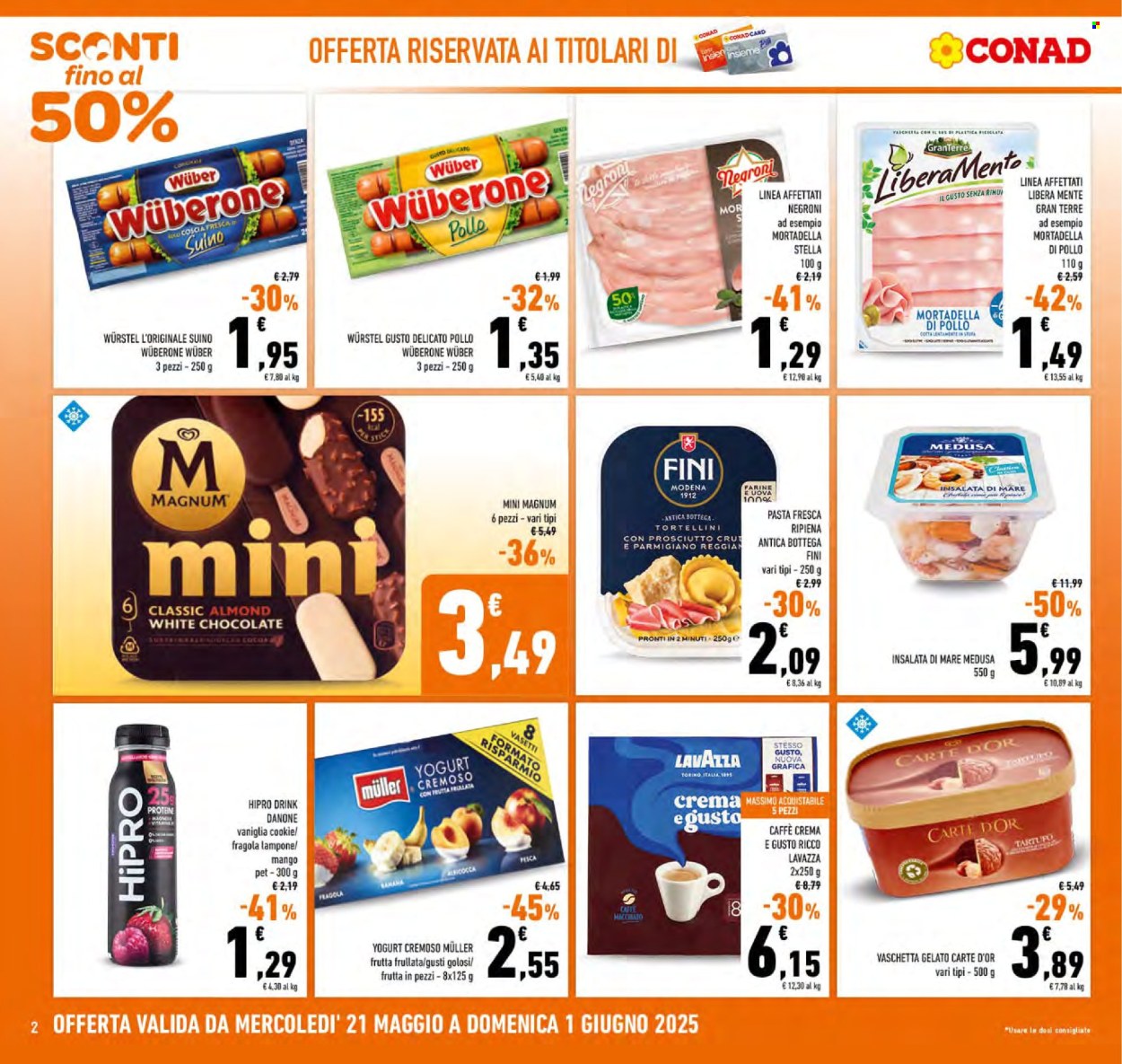 Volantino Conad - 21/5/2025 - 1/6/2025. Pagina 1