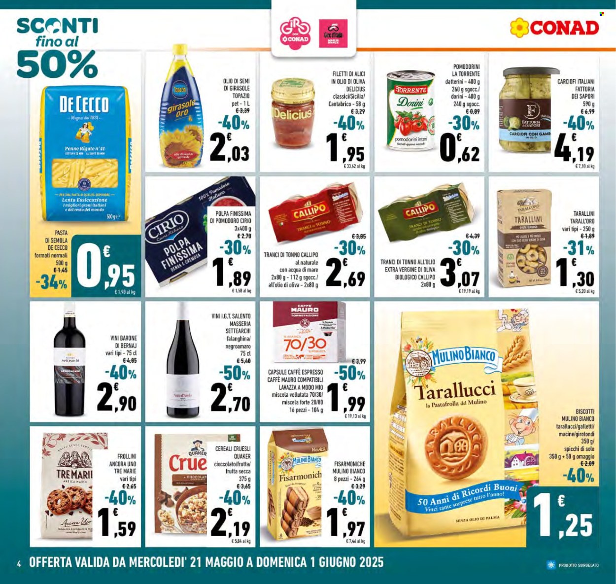 Volantino Conad - 21/5/2025 - 1/6/2025. Pagina 1