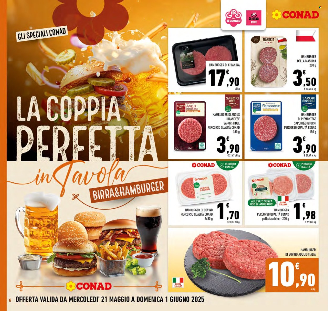 Volantino Conad - 21/5/2025 - 1/6/2025. Pagina 1