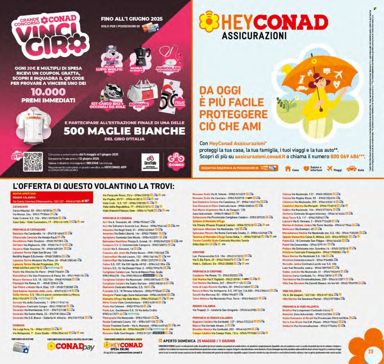 Volantino Conad - 21/5/2025 - 1/6/2025. Pagina 1