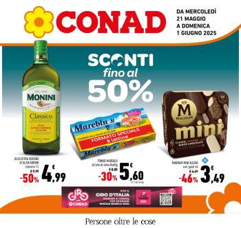 Volantino Conad - 21/5/2025 - 1/6/2025.