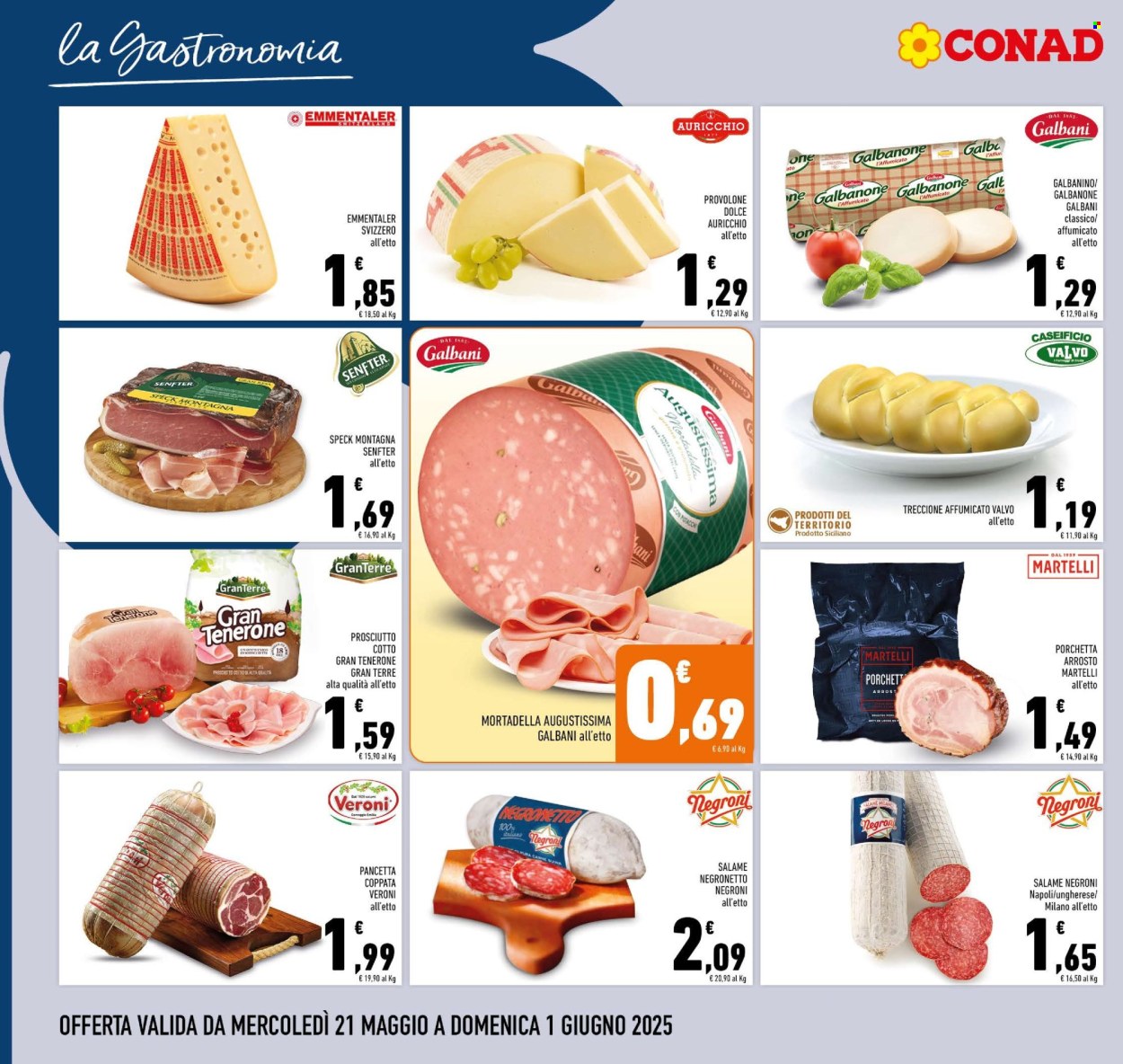 Volantino Conad - 21/5/2025 - 1/6/2025. Pagina 1