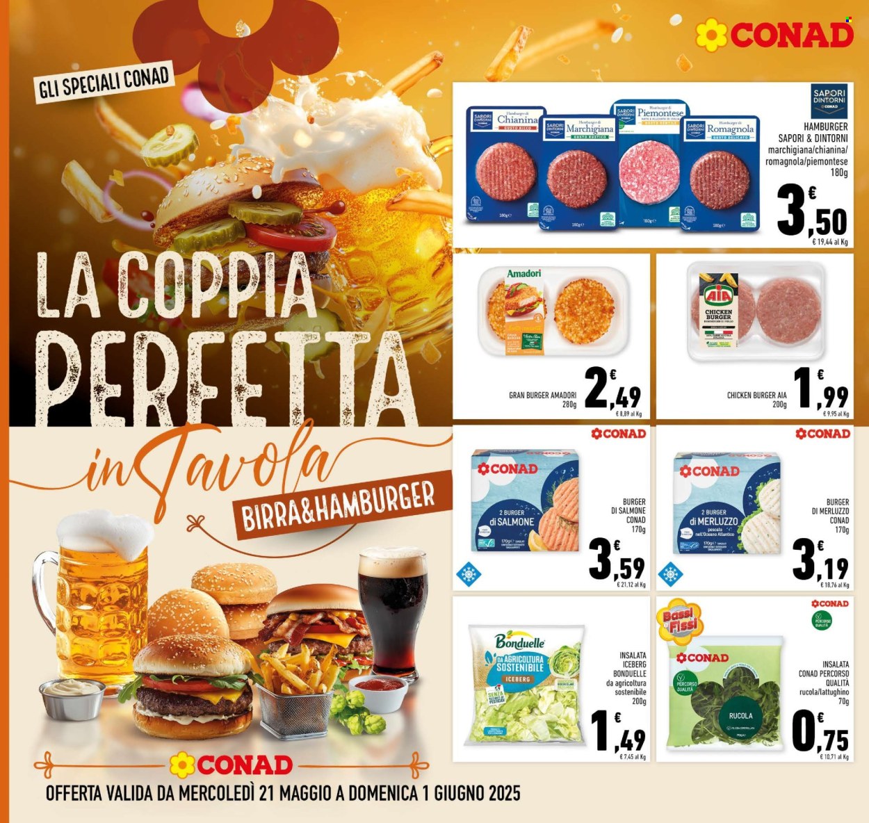 Volantino Conad - 21/5/2025 - 1/6/2025. Pagina 1