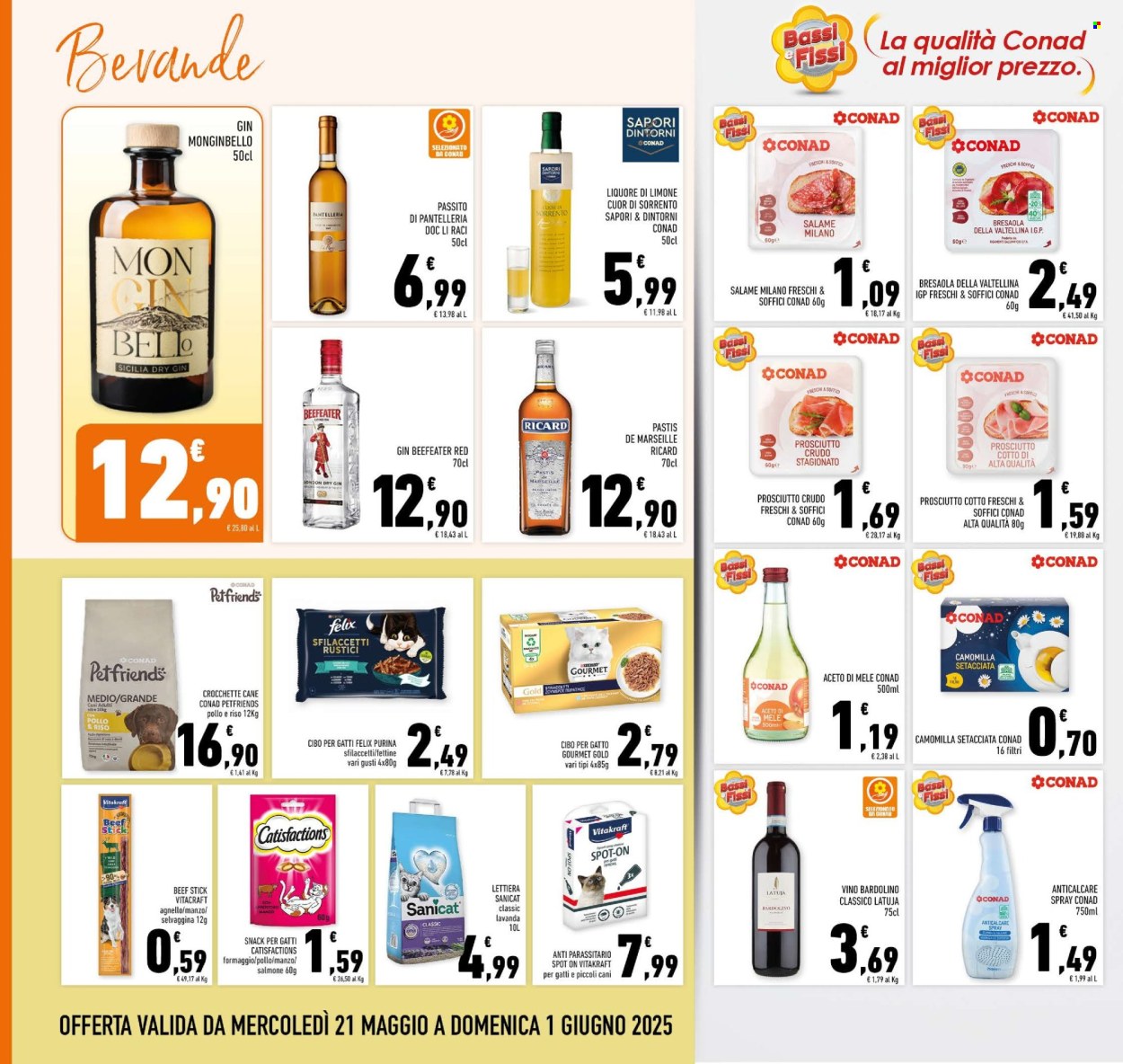 Volantino Conad - 21/5/2025 - 1/6/2025. Pagina 1