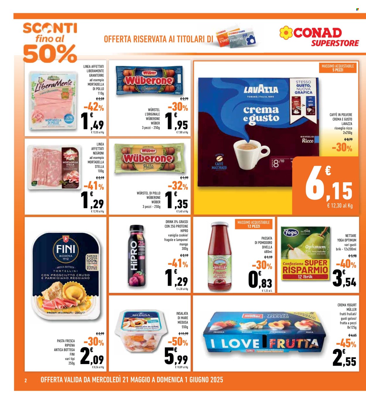 Leták Conad Superstore - 21.5.2025 - 1.6.2025. Strana 2