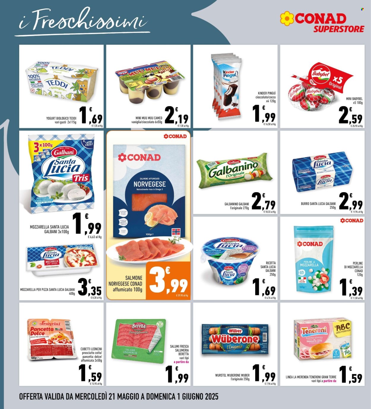 Volantino Conad Superstore - 21/5/2025 - 1/6/2025. Pagina 1