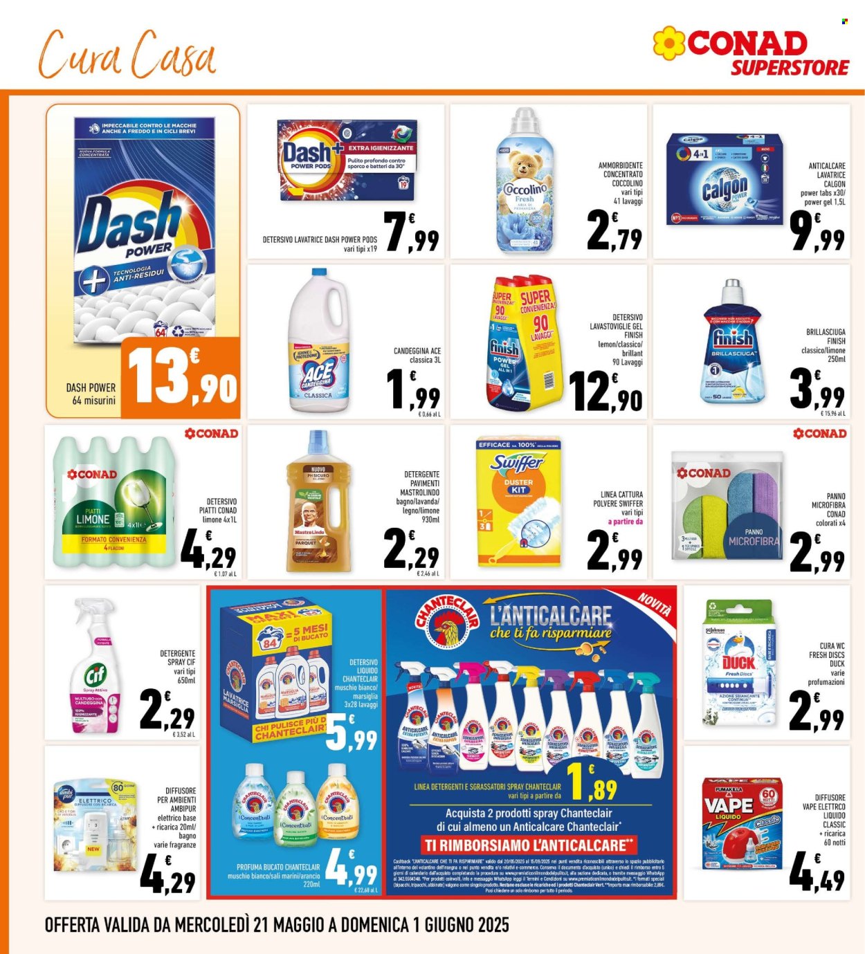 Volantino Conad Superstore - 21/5/2025 - 1/6/2025. Pagina 1