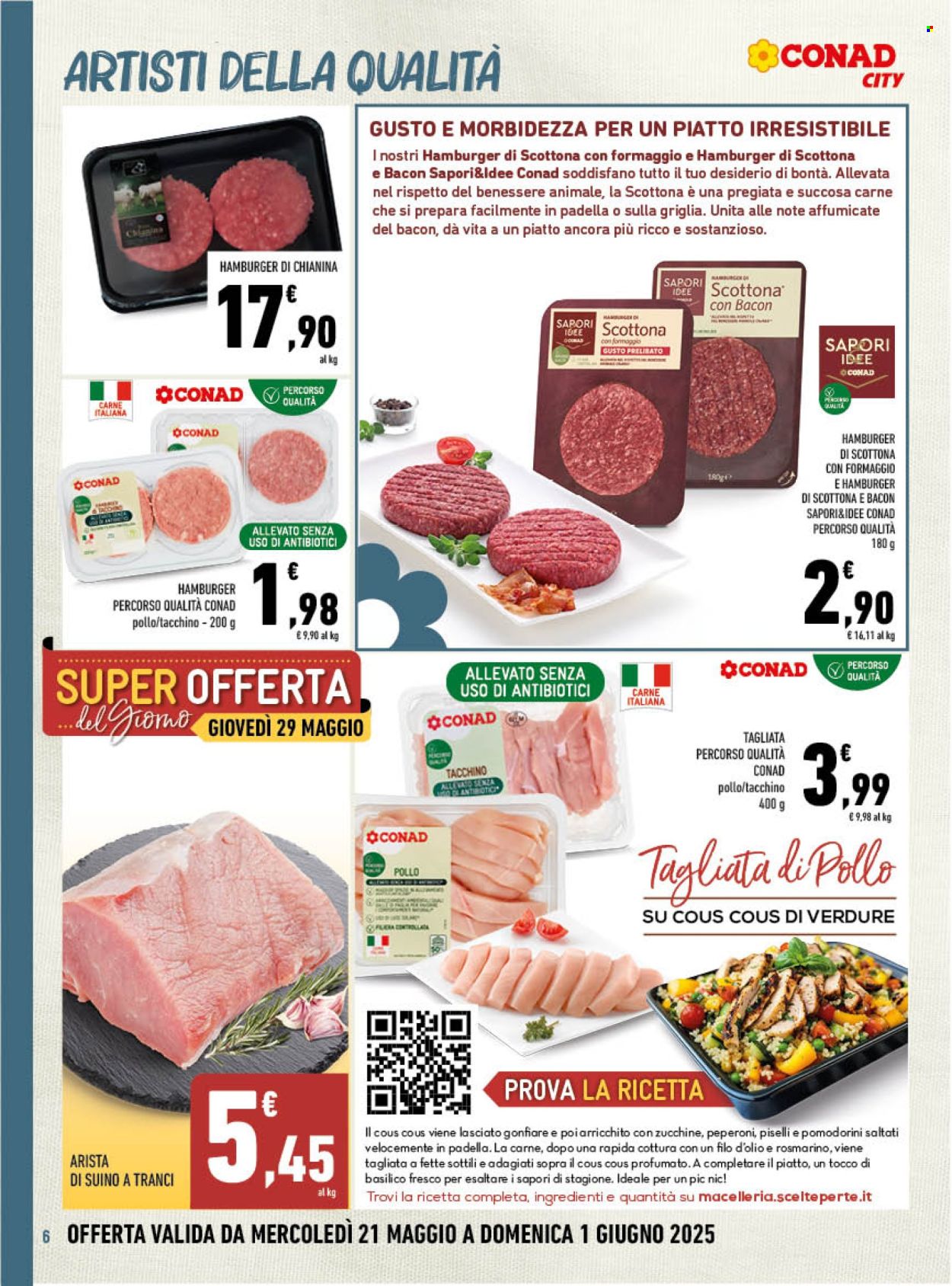 Volantino Conad - 21/5/2025 - 1/6/2025. Pagina 1