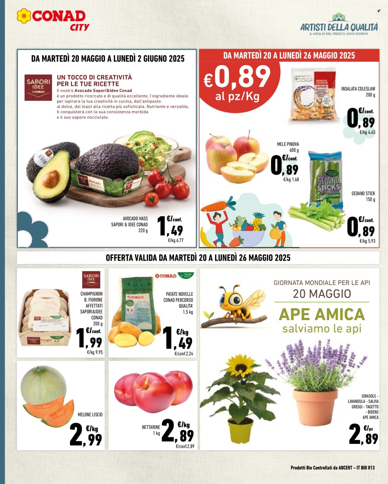 Volantino Conad - 20/5/2025 - 2/6/2025. Pagina 1