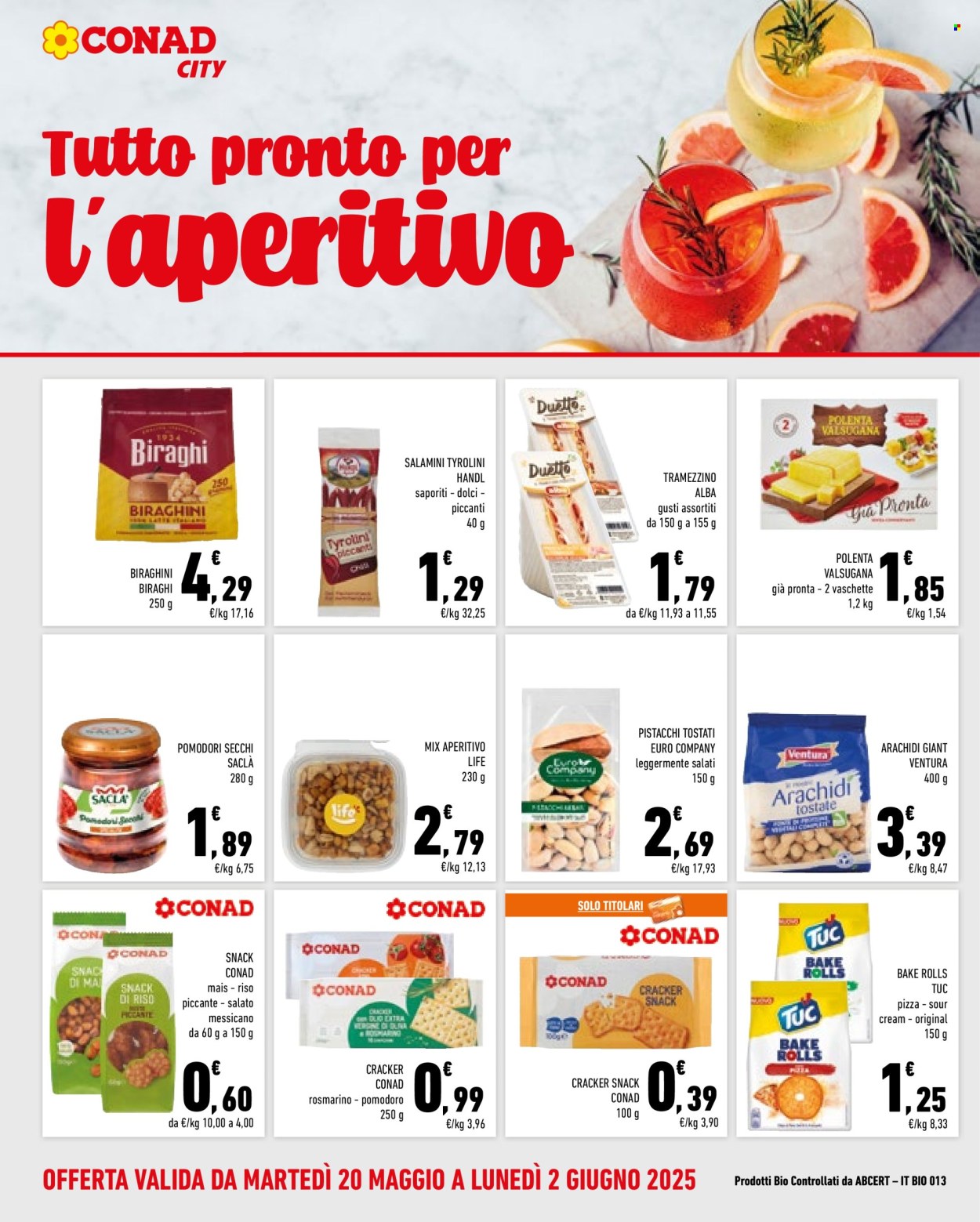 Volantino Conad - 20/5/2025 - 2/6/2025. Pagina 1