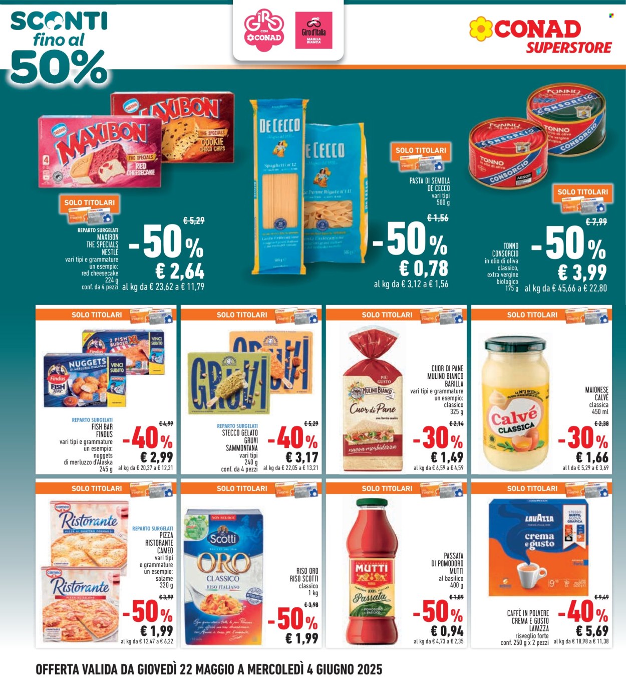 Volantino Conad Superstore - 22/5/2025 - 4/6/2025. Pagina 1