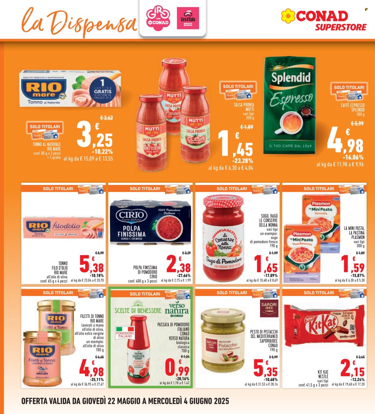 Volantino Conad Superstore - 22/5/2025 - 4/6/2025. Pagina 1