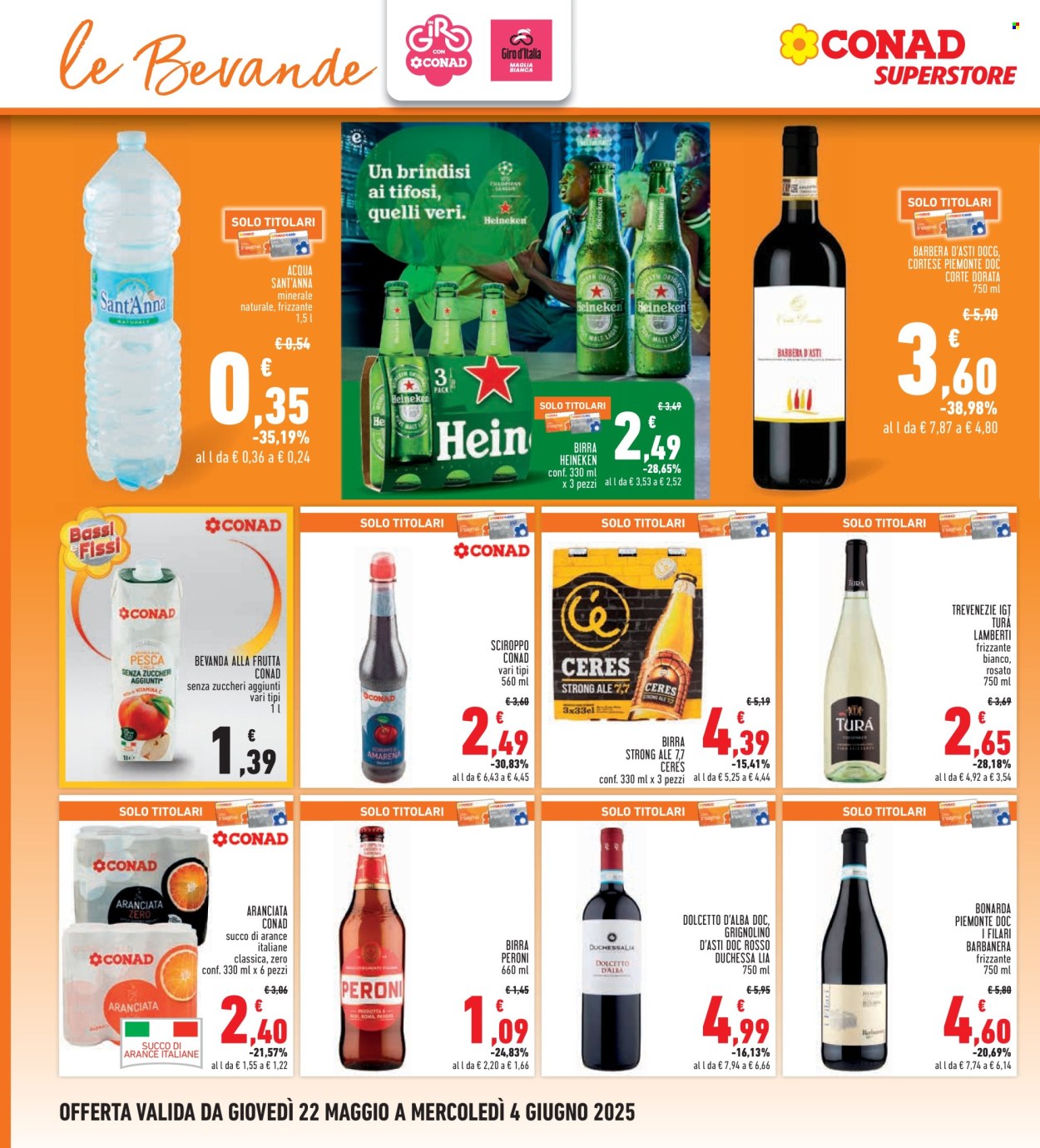 Volantino Conad Superstore - 22/5/2025 - 4/6/2025. Pagina 1