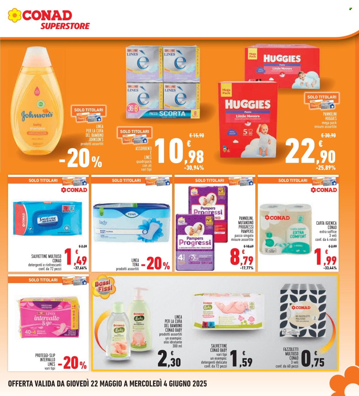 Volantino Conad Superstore - 22/5/2025 - 4/6/2025. Pagina 1