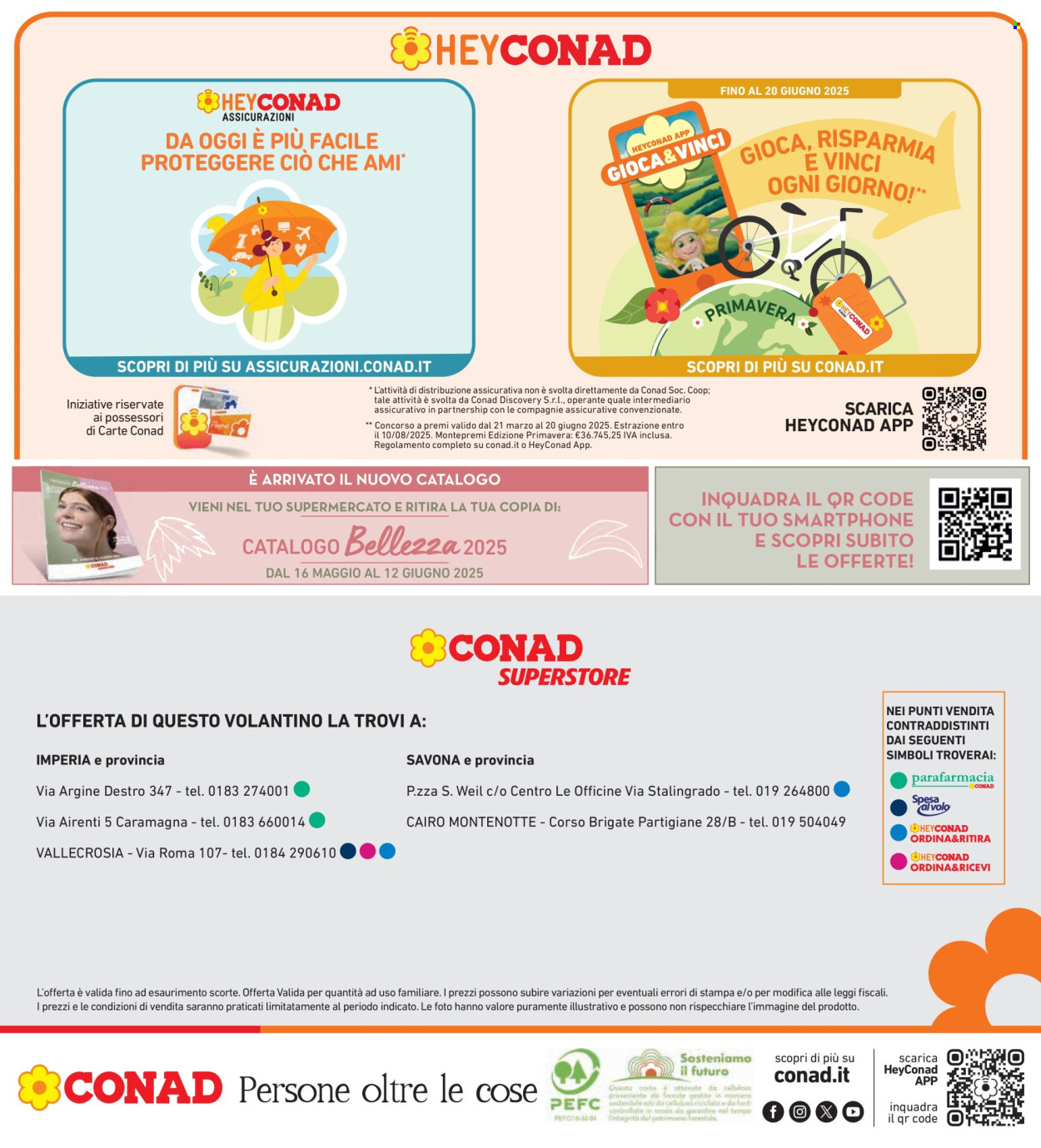 Volantino Conad Superstore - 22/5/2025 - 4/6/2025. Pagina 1