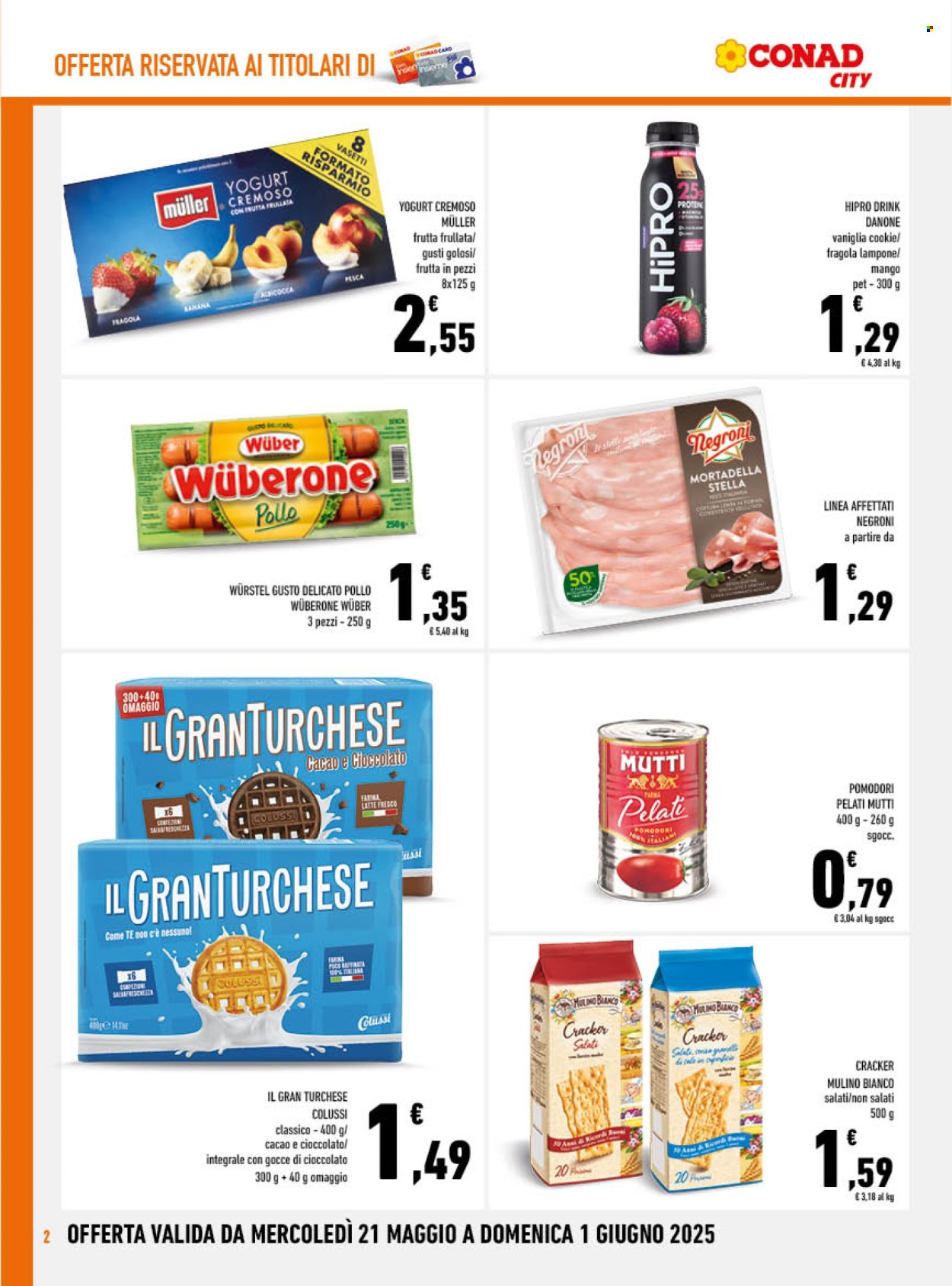Leták Conad City - 21.5.2025 - 1.6.2025. Strana 2