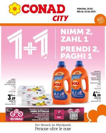Volantino Conad City - 20/5/2025 - 2/6/2025.