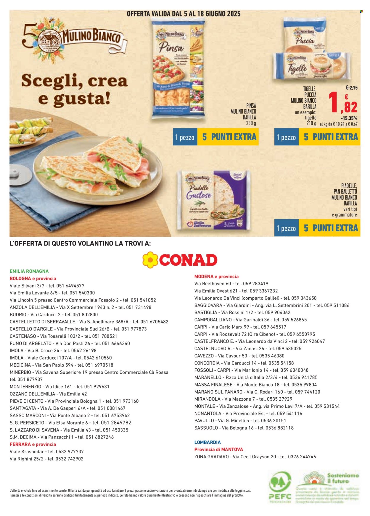 Volantino Conad - 22/5/2025 - 18/6/2025. Pagina 1