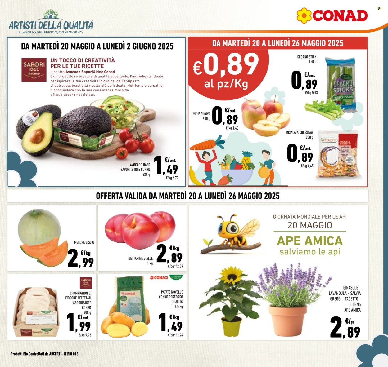 Volantino Conad - 20/5/2025 - 2/6/2025. Pagina 1