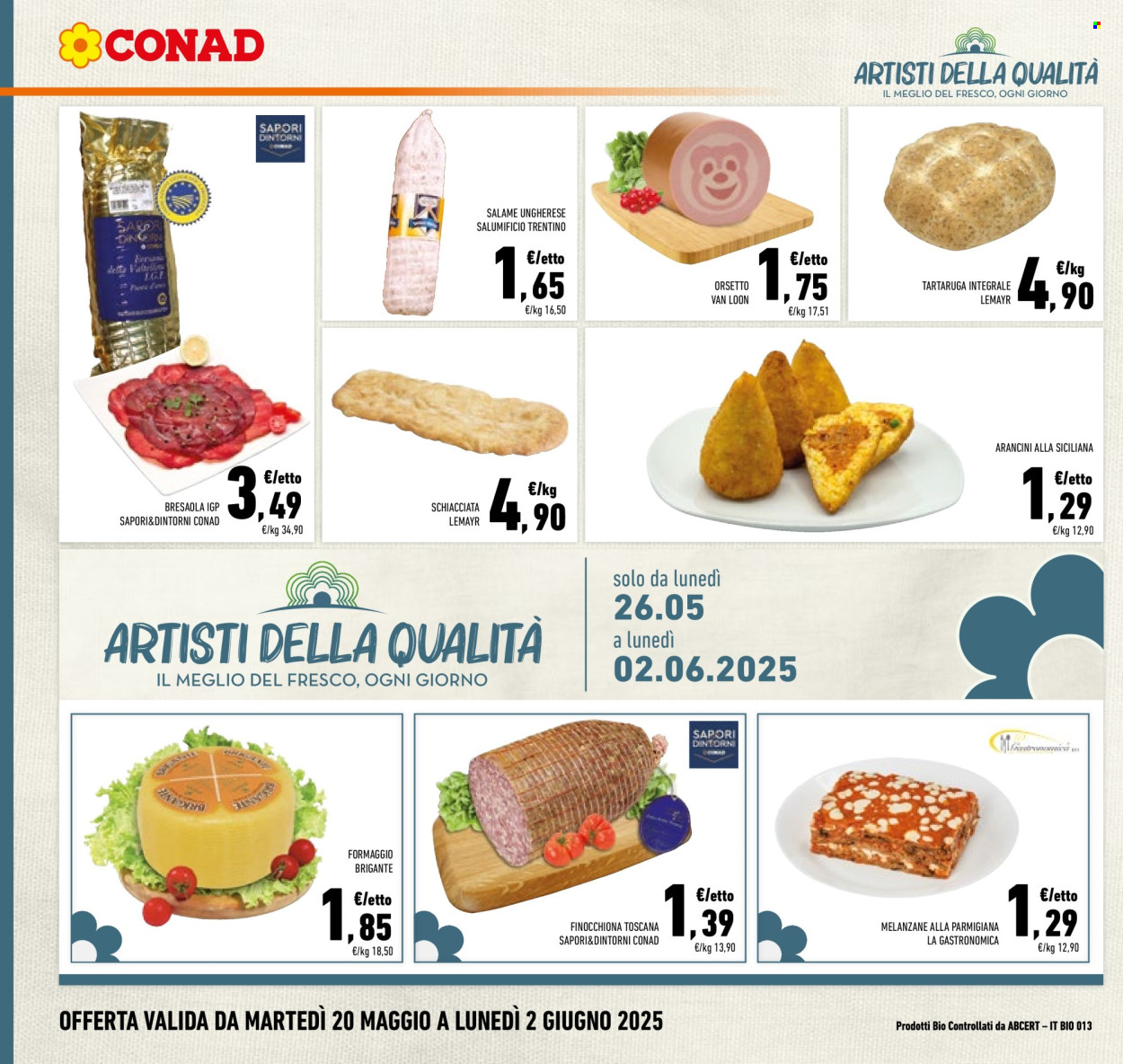 Volantino Conad - 20/5/2025 - 2/6/2025. Pagina 1