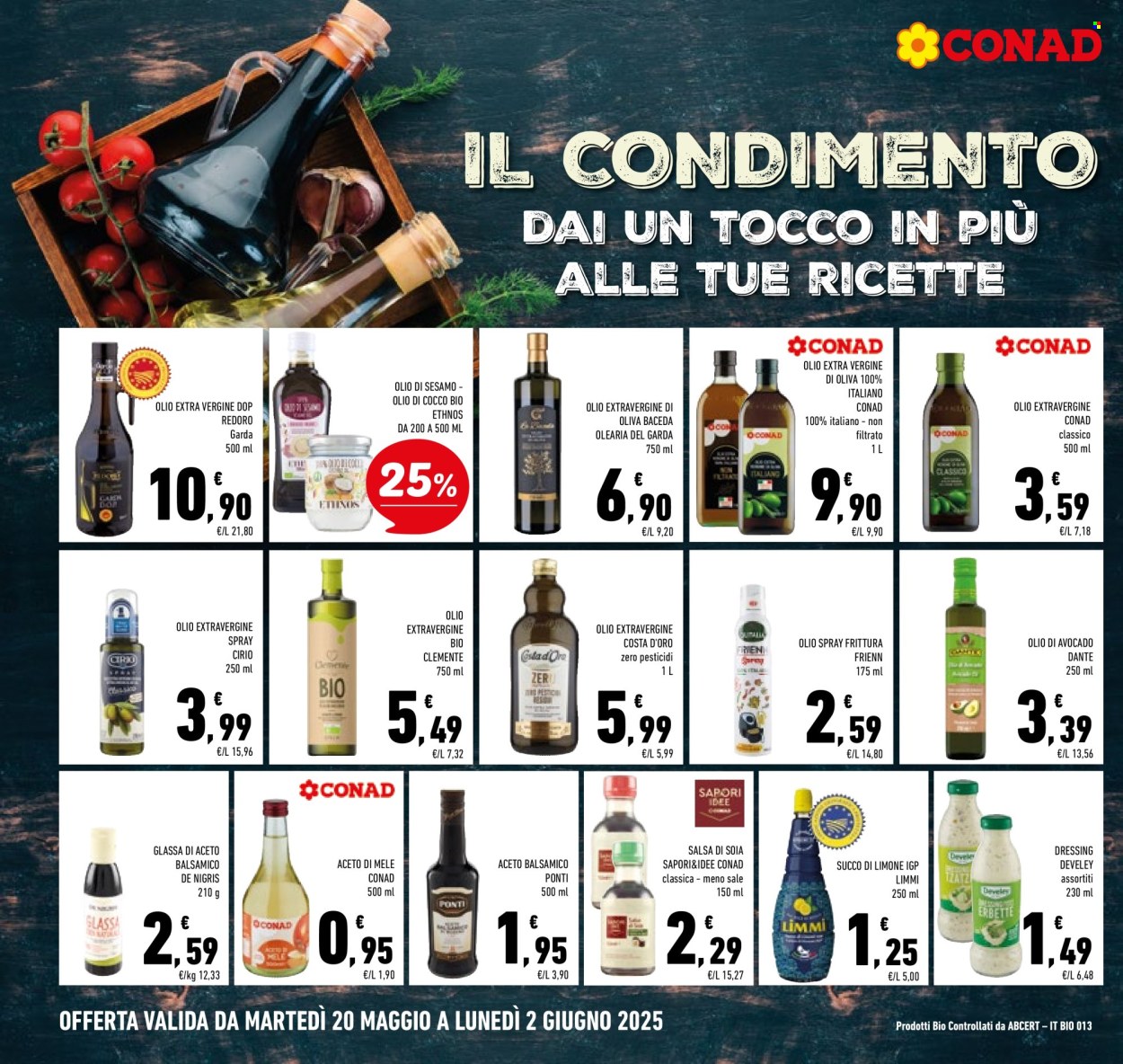 Volantino Conad - 20/5/2025 - 2/6/2025. Pagina 1