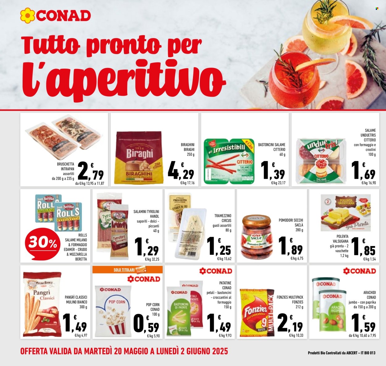 Volantino Conad - 20/5/2025 - 2/6/2025. Pagina 1