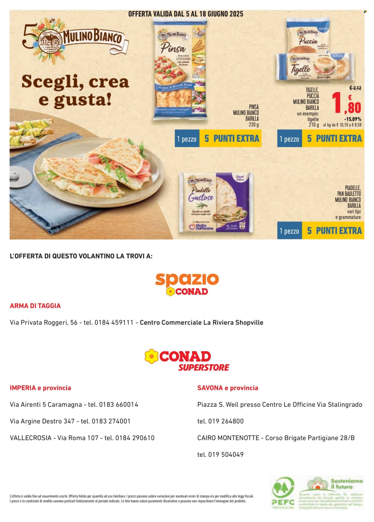 Volantino Conad Superstore - 22/5/2025 - 18/6/2025. Pagina 1
