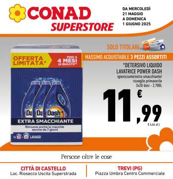 Leták Conad Superstore - 21.5.2025 - 1.6.2025.