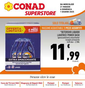 Volantino Conad Superstore - 21/5/2025 - 1/6/2025.