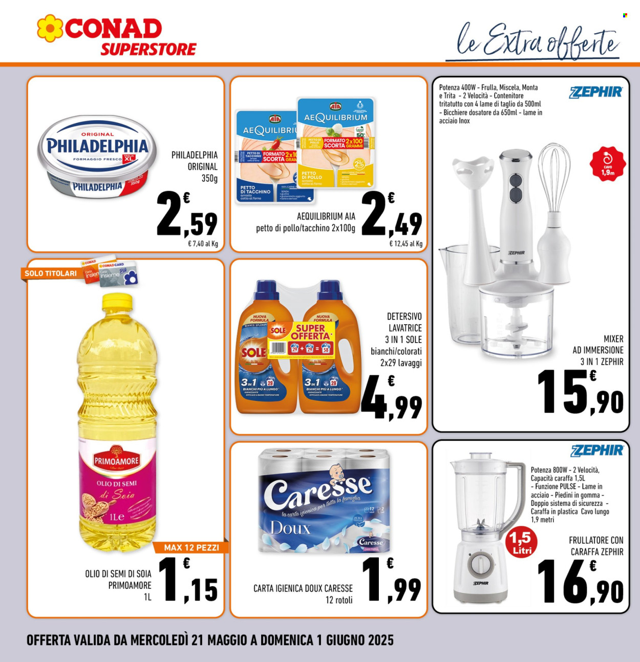 Volantino Conad Superstore - 21/5/2025 - 1/6/2025. Pagina 1