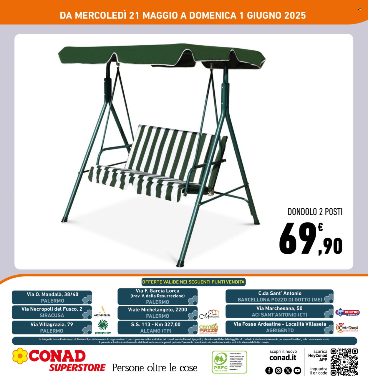 Volantino Conad Superstore - 21/5/2025 - 1/6/2025. Pagina 1