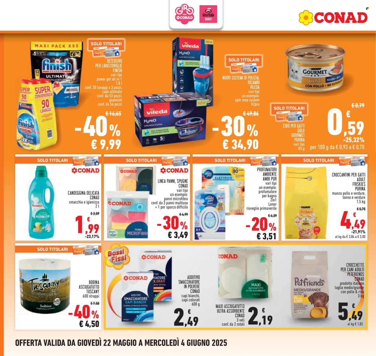 Volantino Conad - 22/5/2025 - 4/6/2025. Pagina 1