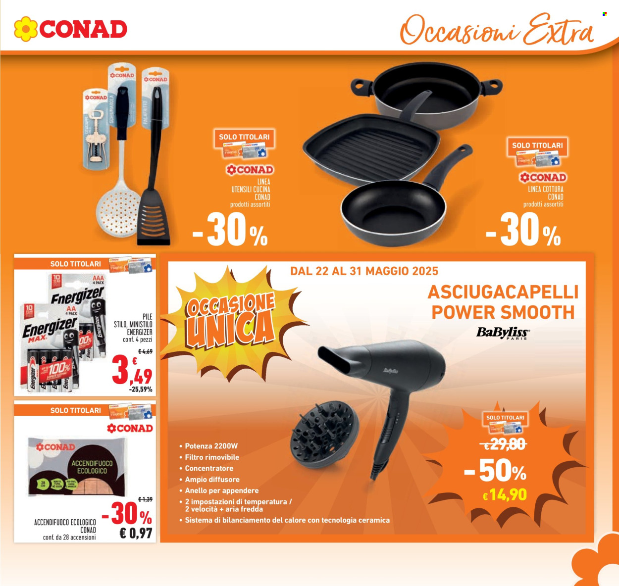 Volantino Conad - 22/5/2025 - 4/6/2025. Pagina 1