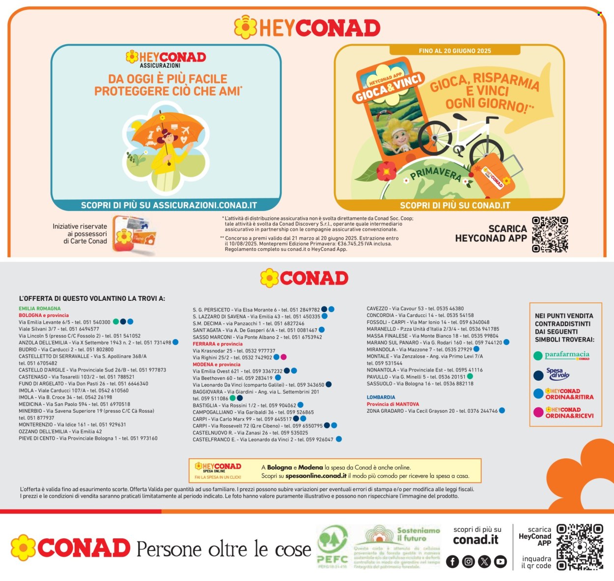 Volantino Conad - 22/5/2025 - 4/6/2025. Pagina 1
