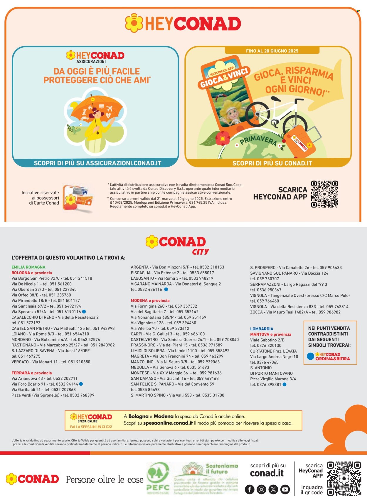 Volantino Conad - 22/5/2025 - 4/6/2025. Pagina 20