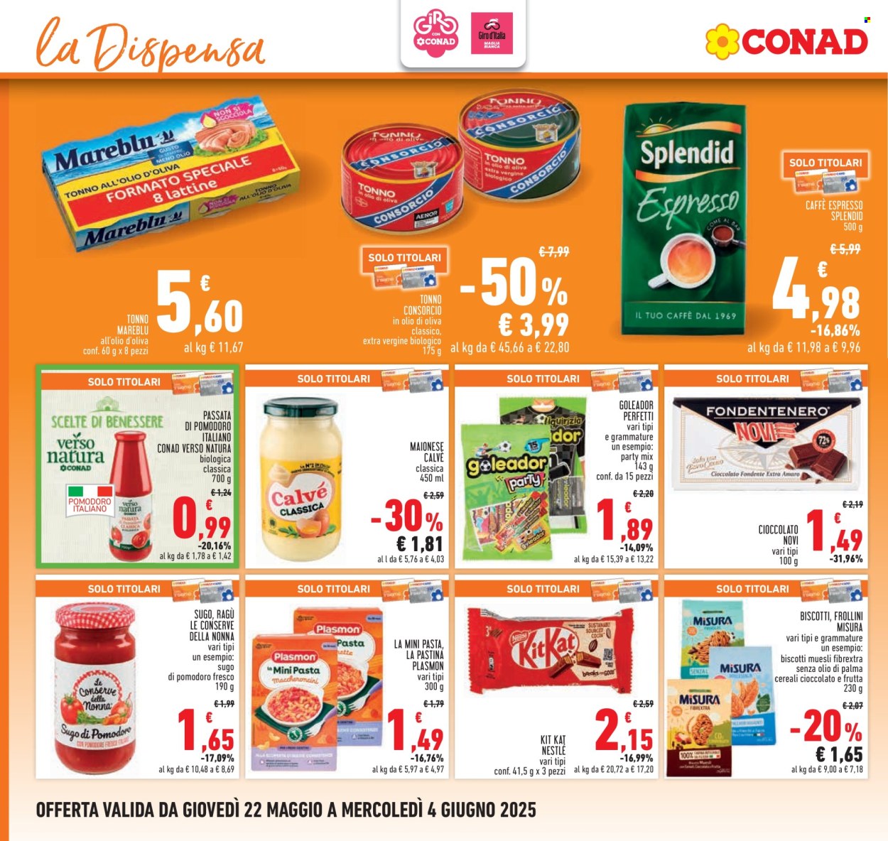 Leták Conad - 22.5.2025 - 4.6.2025. Strana 14