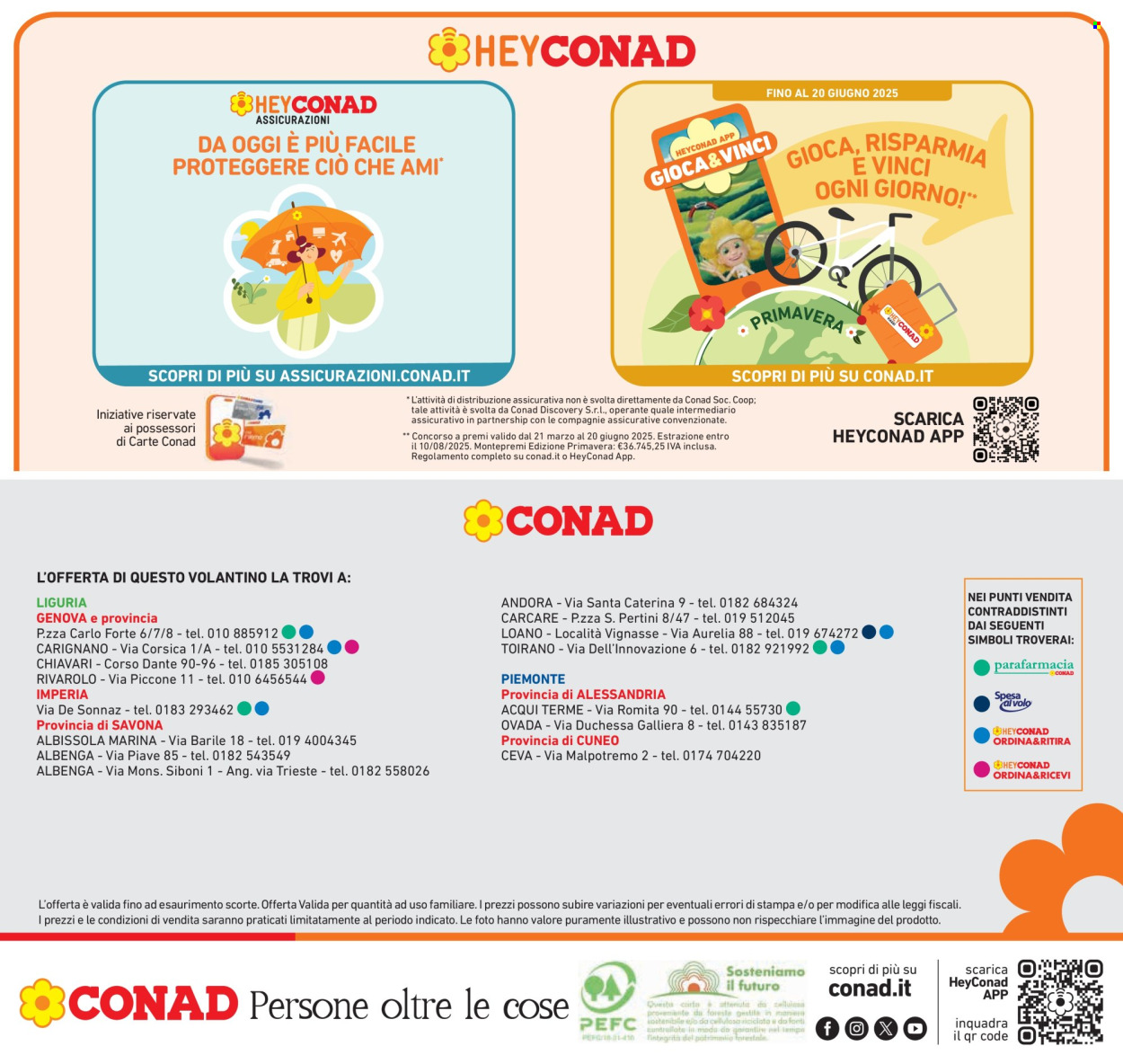 Volantino Conad - 22/5/2025 - 4/6/2025. Pagina 1