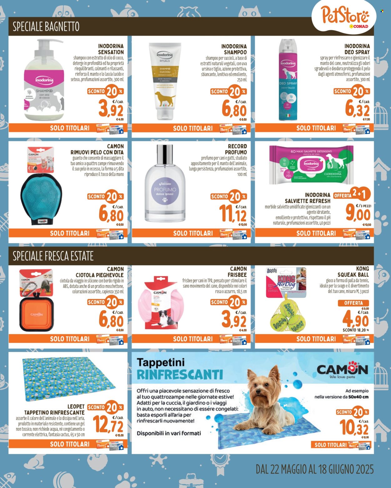 Volantino Pet Store Conad - 22/5/2025 - 18/6/2025. Pagina 1