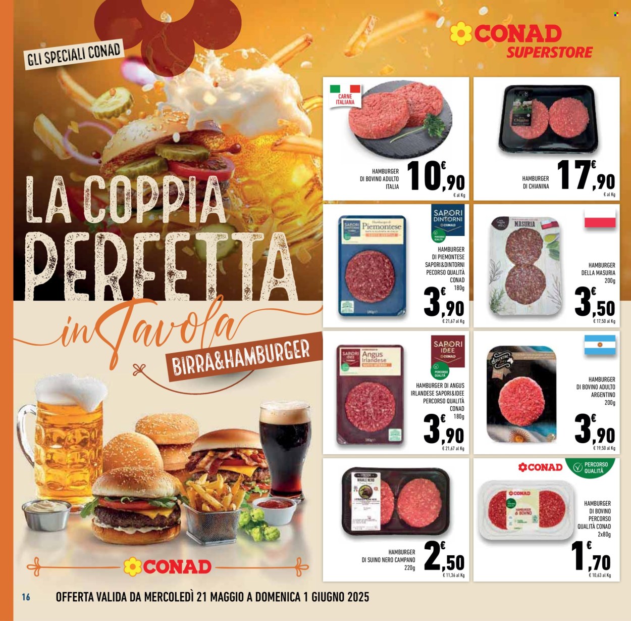 Leták Conad Superstore - 21.5.2025 - 3.6.2025. Strana 16