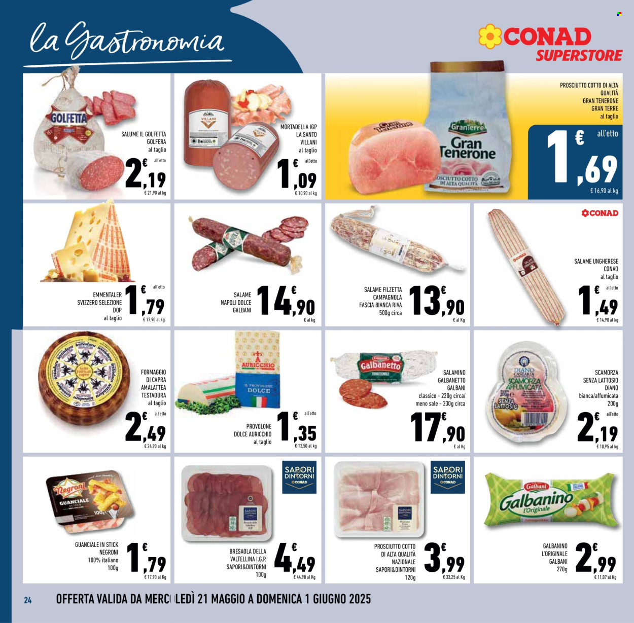 Leták Conad Superstore - 21.5.2025 - 3.6.2025. Strana 24