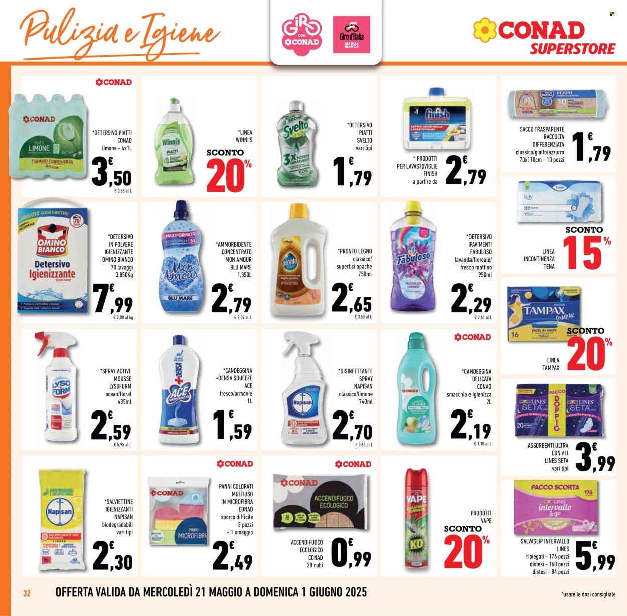 Leták Conad Superstore - 21.5.2025 - 3.6.2025. Strana 32